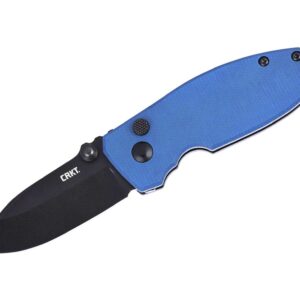 CRKT Squid Button Lock Micarta Blue