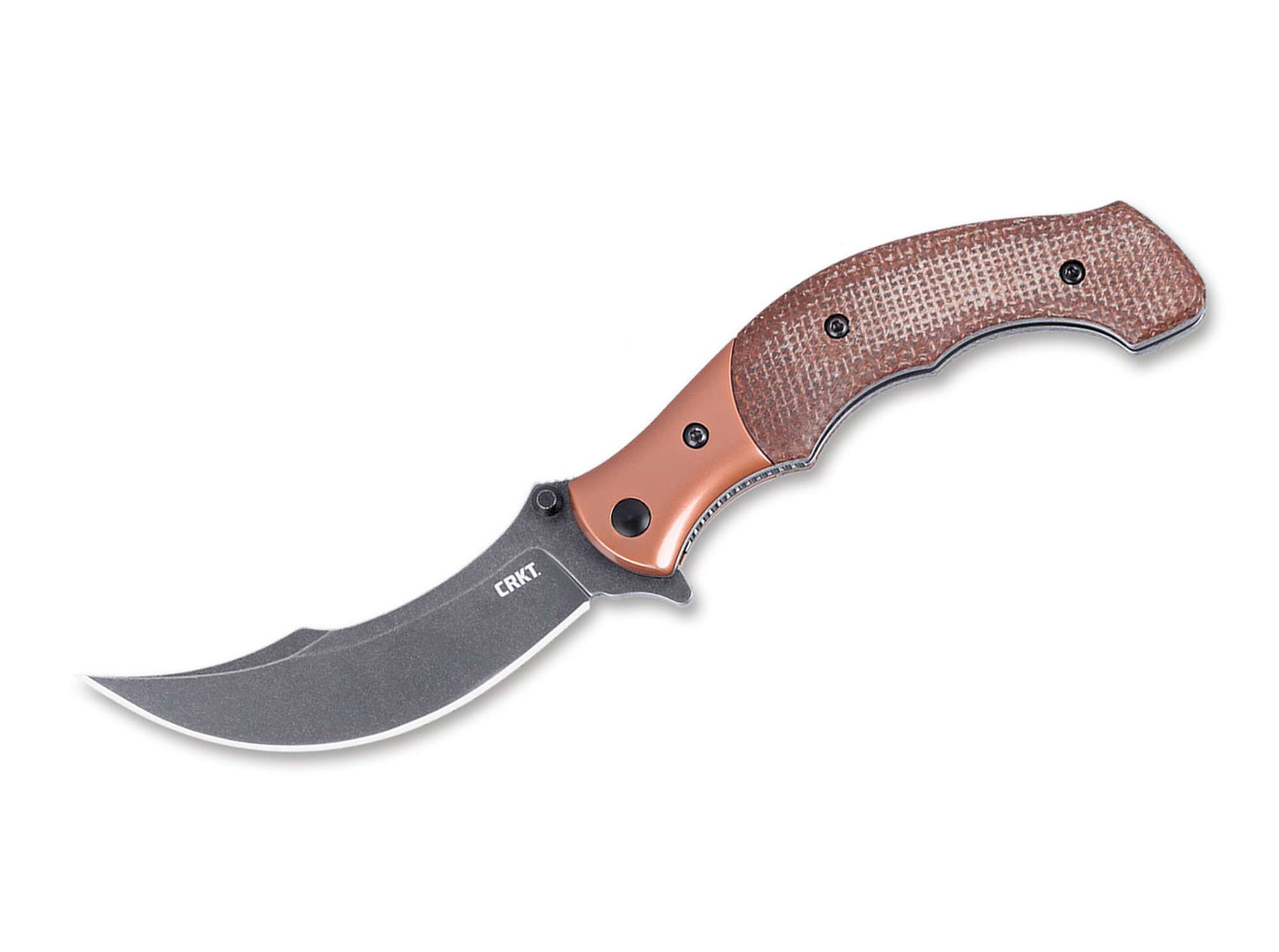 CRKT Ritual Compact Micarta Natural