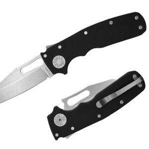 Demko Knives Shark Cub Shark Foot 20CV G10 Black