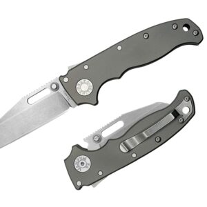 Demko Knives AD20.5 Shark Foot 20CV Titanium Smooth