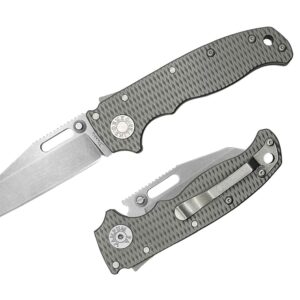Demko Knives AD20.5 Shark Foot 20CV Titanium Milled