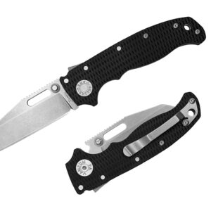 Demko Knives AD20.5 Shark Foot S35 G10 Black