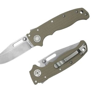Demko Knives AD20.5 Clip Point S35 G10 Coyote