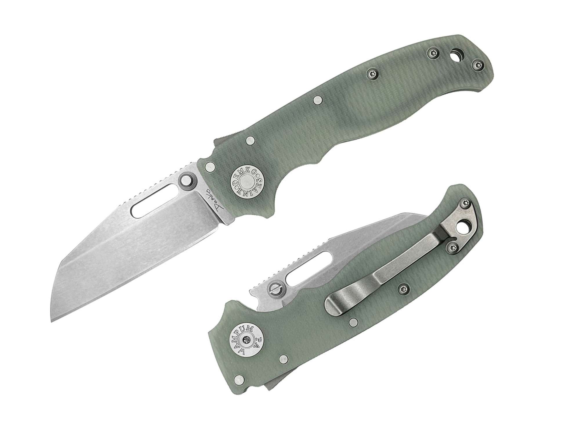 Demko Knives AD20.5 Shark Foot S35 G10 Natural