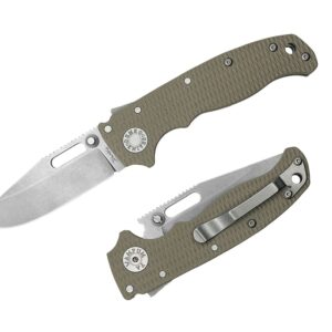 Demko Knives AD20.5 Clip Point 3V G10 Coyote
