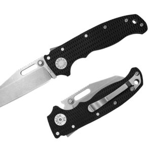 Demko Knives AD20.5 Shark Foot 20CV G10 Black
