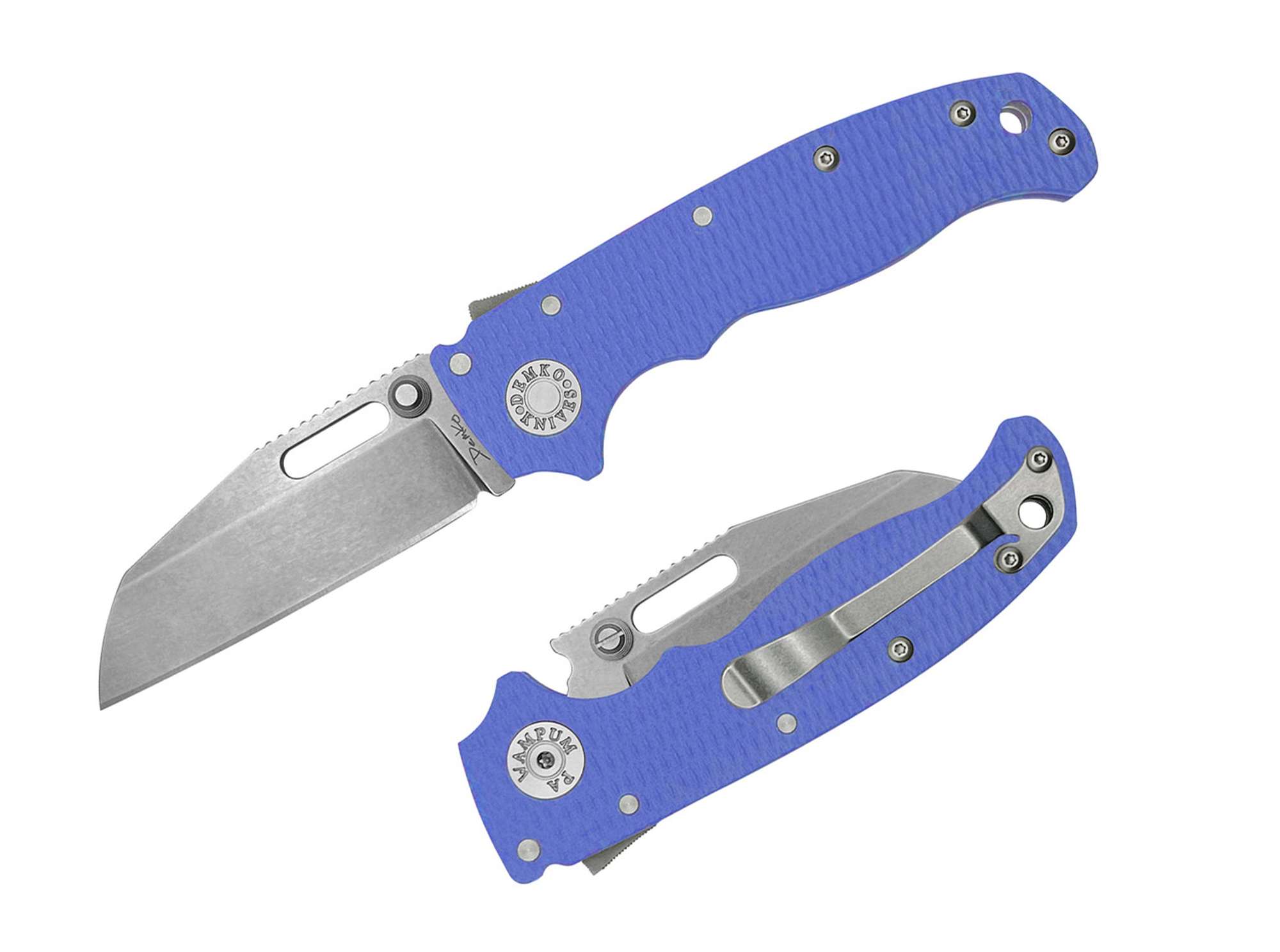 Demko Knives AD20.5 Shark Foot 20CV G10 Blue #2