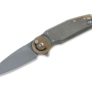 Fox Knives Metamorphosis Wharncliffe M390 Micarta Green