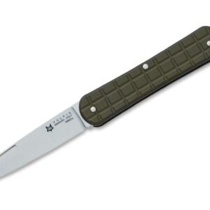 Fox Knives Vulpis 130 Grenade Pattern Aluminum Military Green