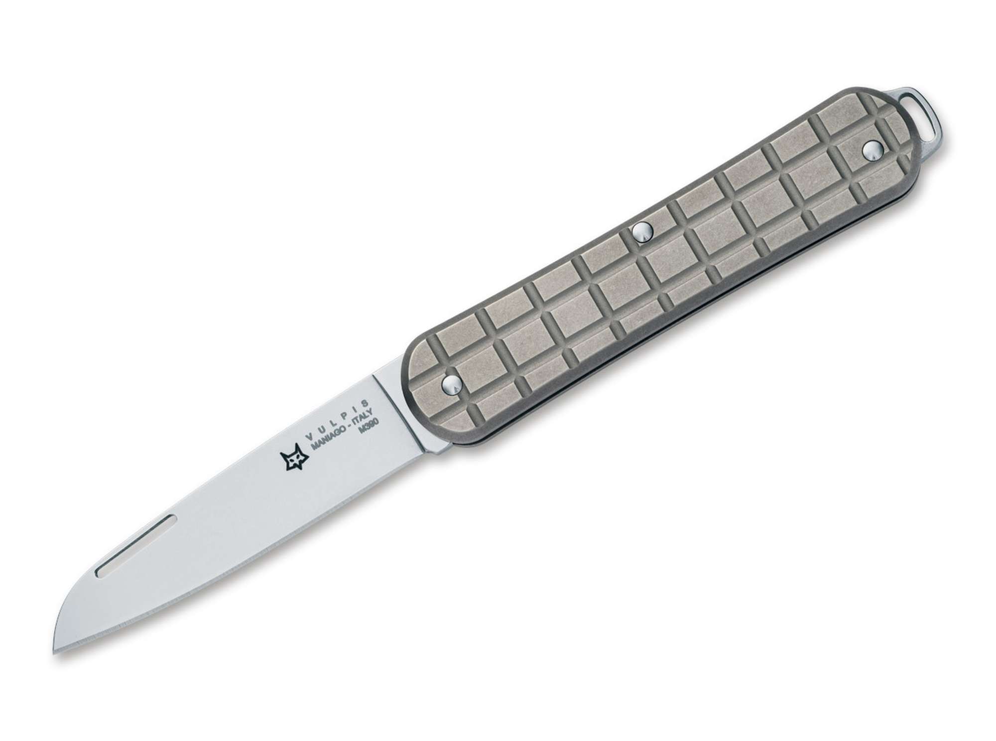 Fox Knives Vulpis 130 Grenade Pattern Titanium