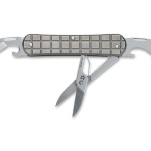 Fox Knives Vulpis 130-F3 Grenade Pattern Titanium