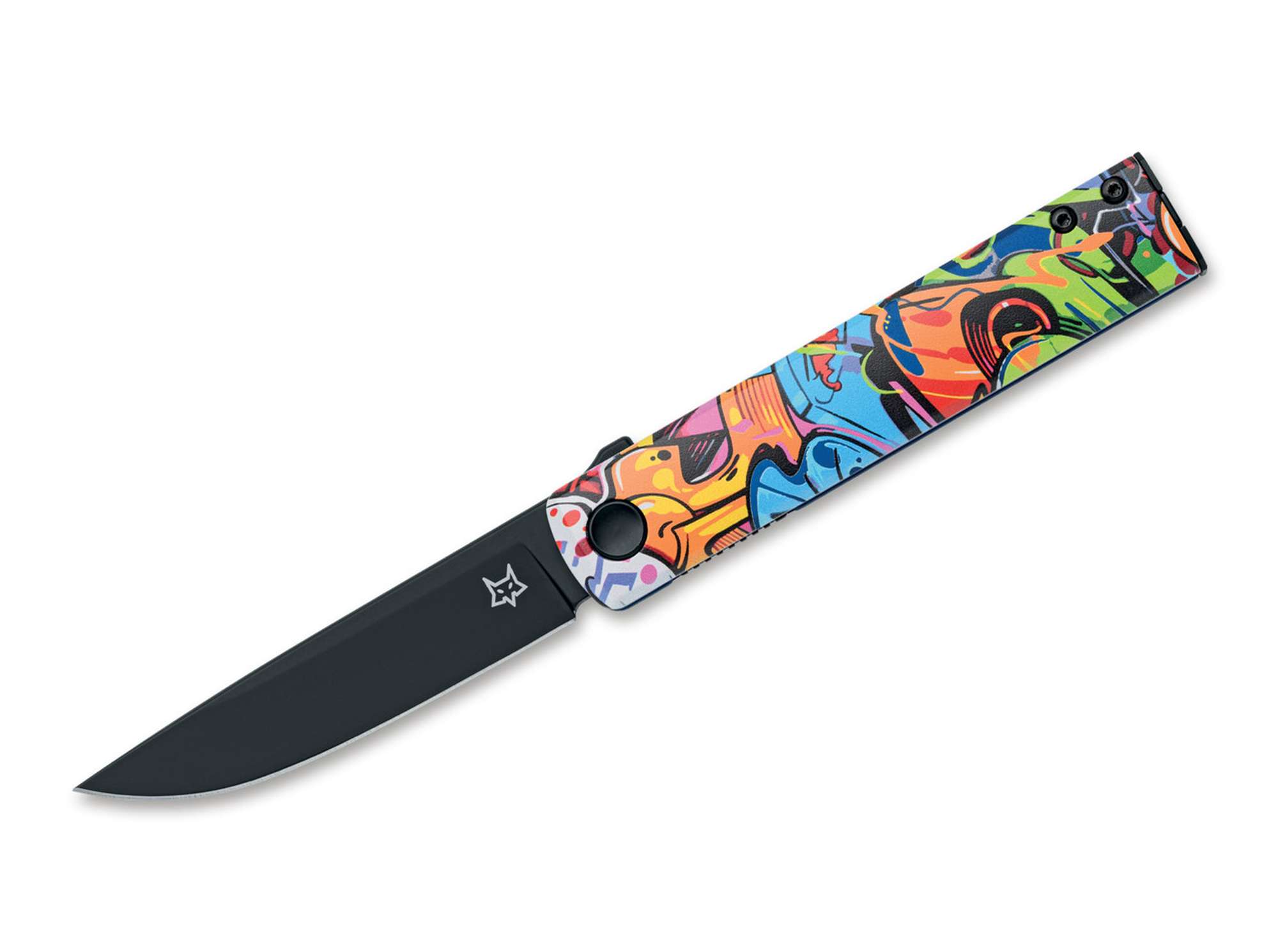 Fox Knives Chnops UV Becut Aluminum Graffiti