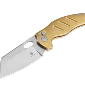 Kizer Sheepdog C01C Brass Button Lock