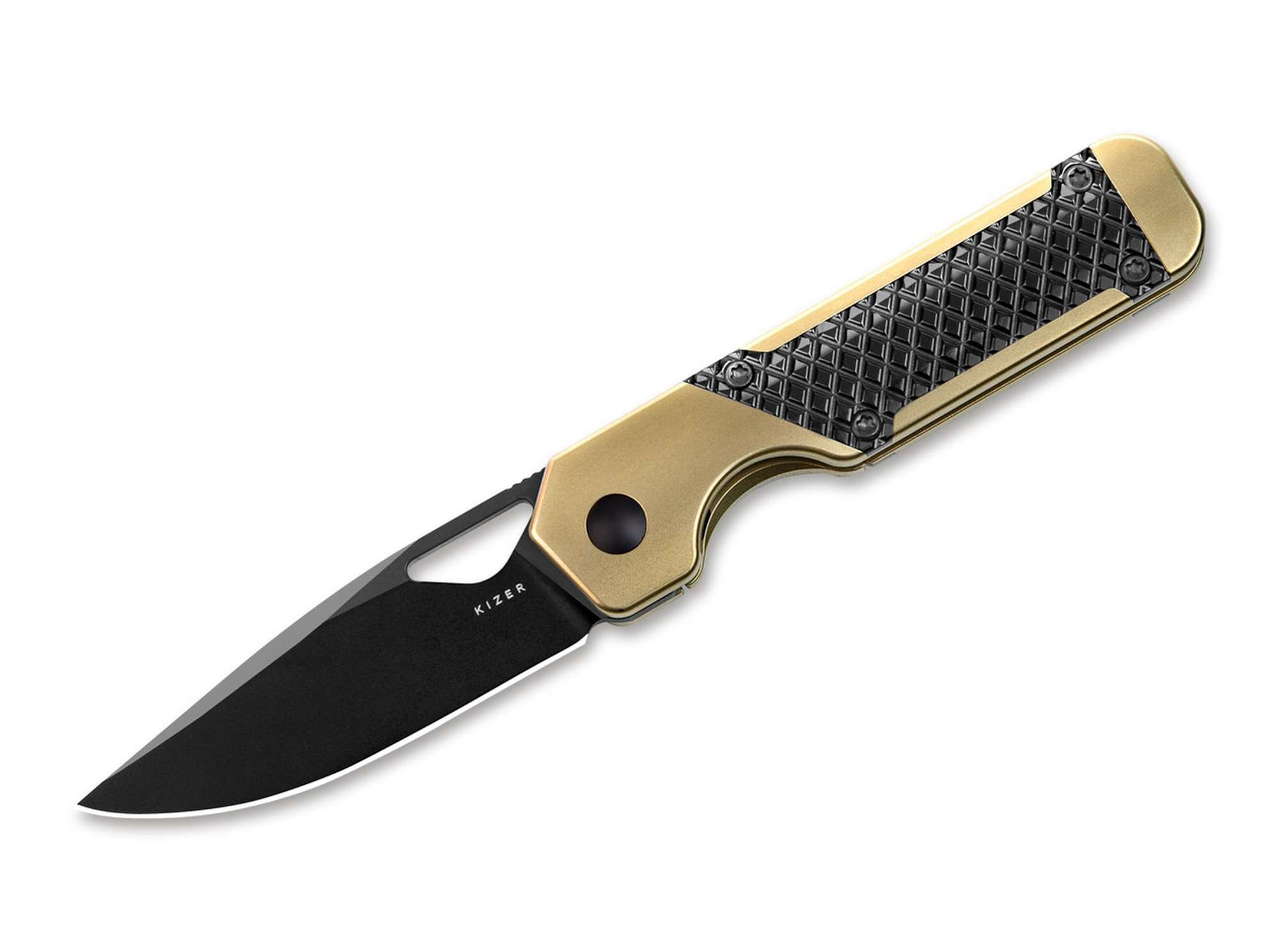 Kizer Mini Militaw Titanium Ziconium