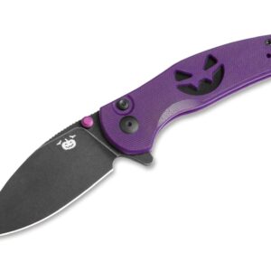 Kizer Mini Grouper G10 Purple Halloween