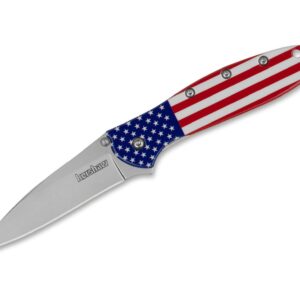 Kershaw Leek Aluminum USA Flag