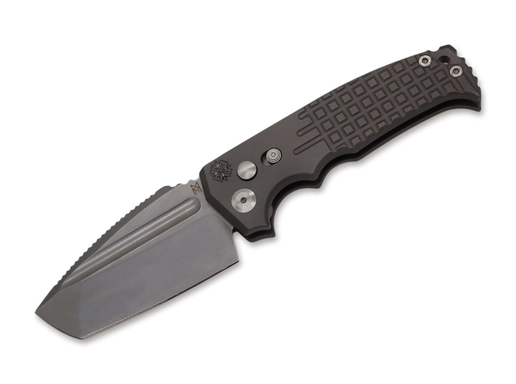 Midgards Messer Little Viking Automatic Aluminum Black