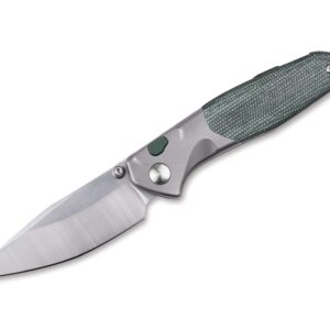 Real Steel Hoeft Ti Micarta Green