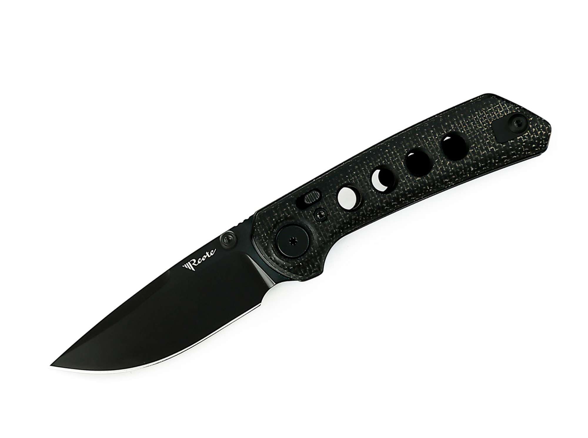 Reate PL-XT Micarta G10 Black PVD Black
