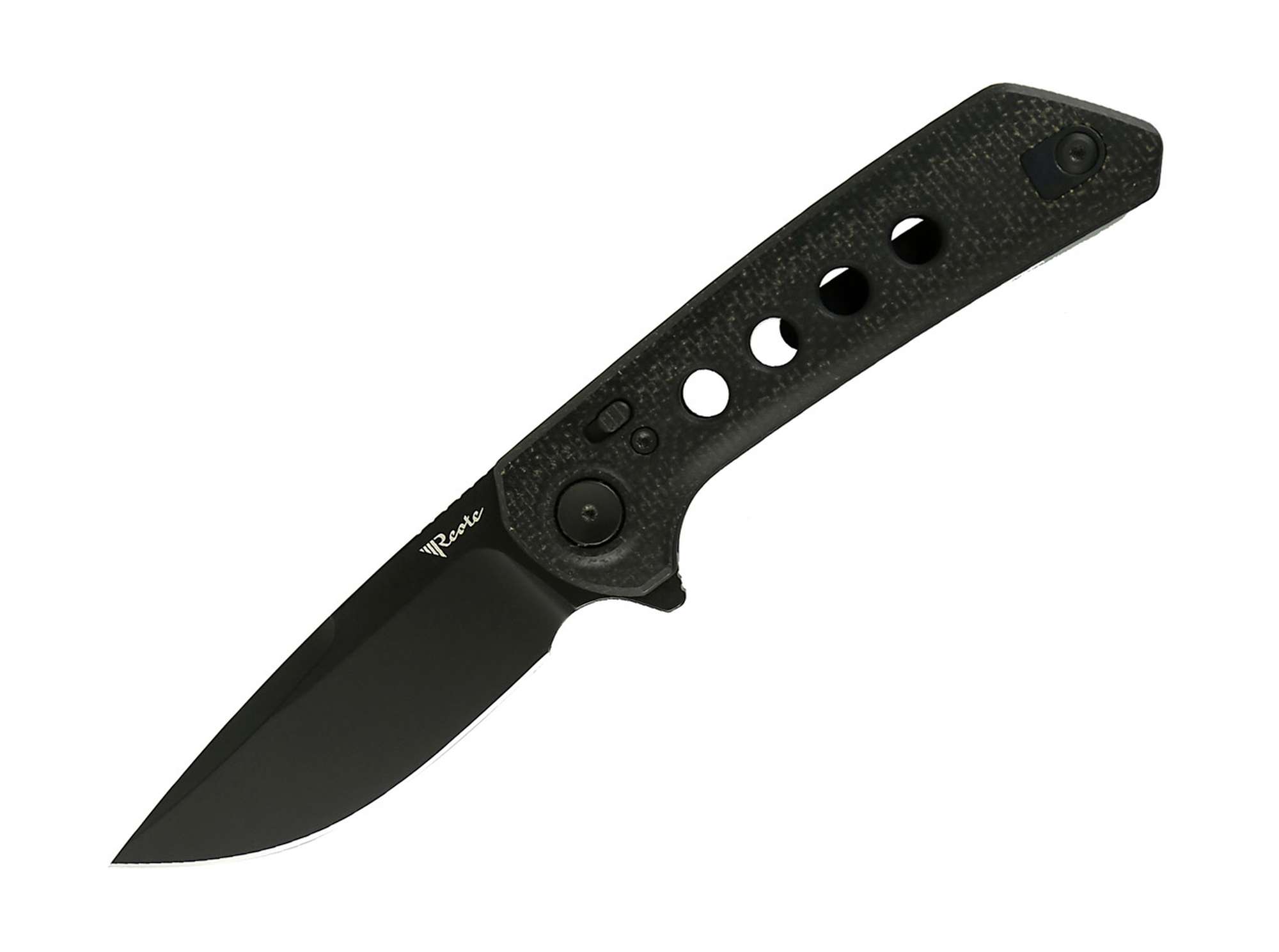 Reate PL-XF Micarta G10 Black PVD