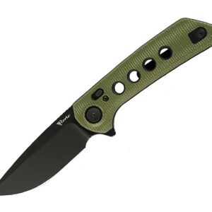 Reate PL-XF Micarta G10 Green PVD