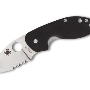 Spyderco Insistent Black G10 CombinationEdge