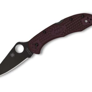 Spyderco Delica 4 Lightweight Micro-Melt PD#1 Black Blade Sprint Run