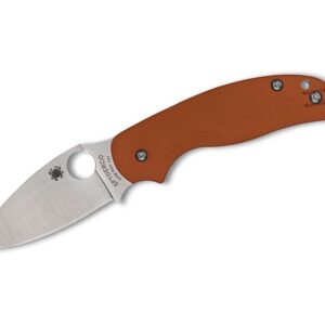 Spyderco Sage 5 CPM REX 121 G10 Burnt Orange PlainEdge