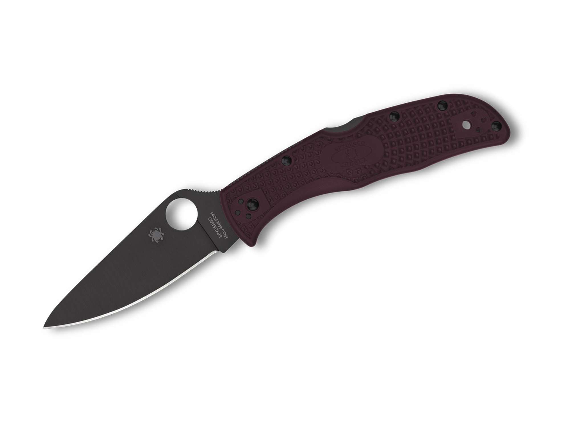 Spyderco EndelaLightweight Micro-Melt PD#1 Black Blade Sprint Run