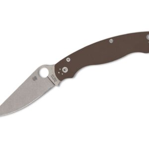 Spyderco Military 2 Brown G10 CPM-15V Sprint Run
