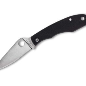 Spyderco Grasshopper G10 Black PlainEdge