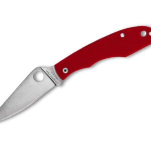 Spyderco Grasshopper G10 Red PlainEdge