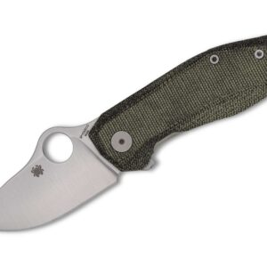 Spyderco SpyNano Flash Batch Ti Green Micarta