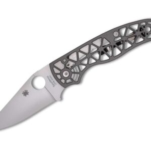 Spyderco Edgerati Gray Aluminum PlainEdge