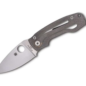 Spyderco Pits 2 M398 Slipit Ti PlainEdge