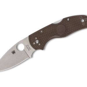 Spyderco Native 5 Lightweight Brown G10 CPM 15V PlainEdge Sprint Run