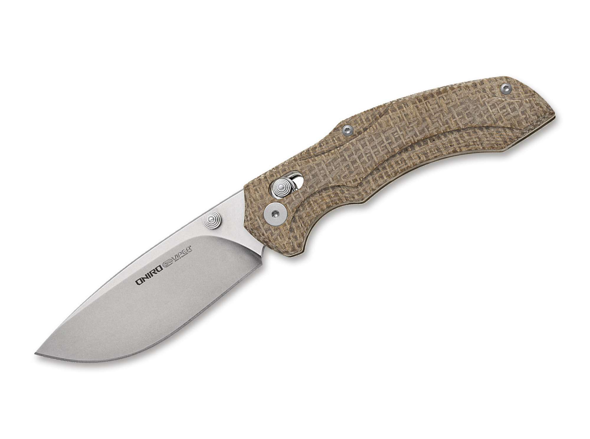 Viper Oniro Burlap Micarta Natural