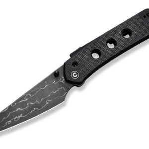 CIVIVI Vison FG Canvas Micarta Black Damascus