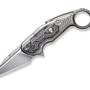 WE Knife Yardbird Titanium Bead Blasted Aluminum Foil CF