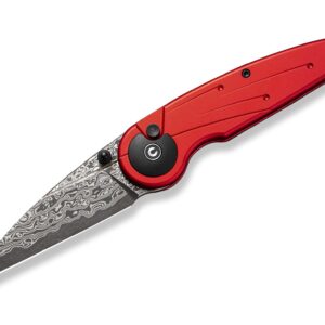 CIVIVI Starflare Aluminum Red Damascus