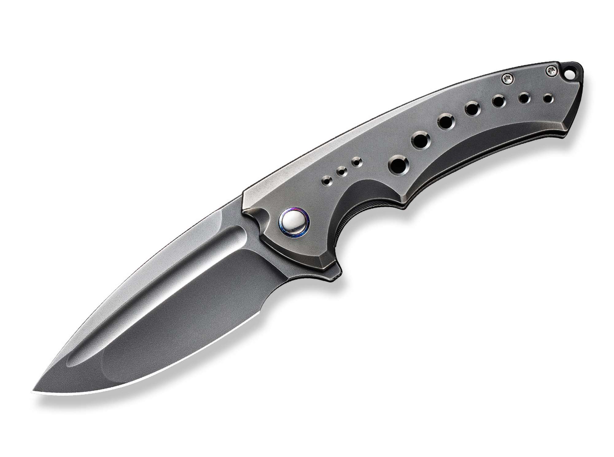 WE Knife Nexusia Ltd Titanium Polished Grey
