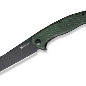 SENCUT Traxler Micarta Green Black Blade