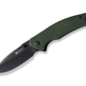 SENCUT Slashkin Micarta Green Black Blade