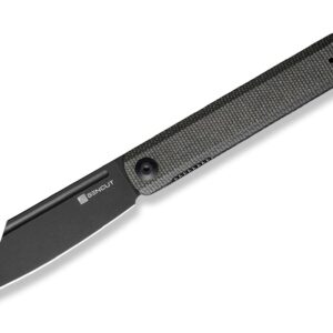 SENCUT Bronte Micarta Dark Green Black Blade