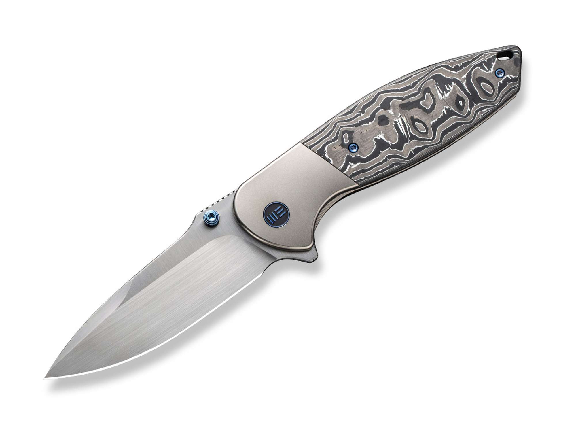 WE Knife Nitro OG Titanium Grey Aluminum Foil CF