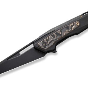 WE Knife Falcaria Titanium Black Copper Foil CF