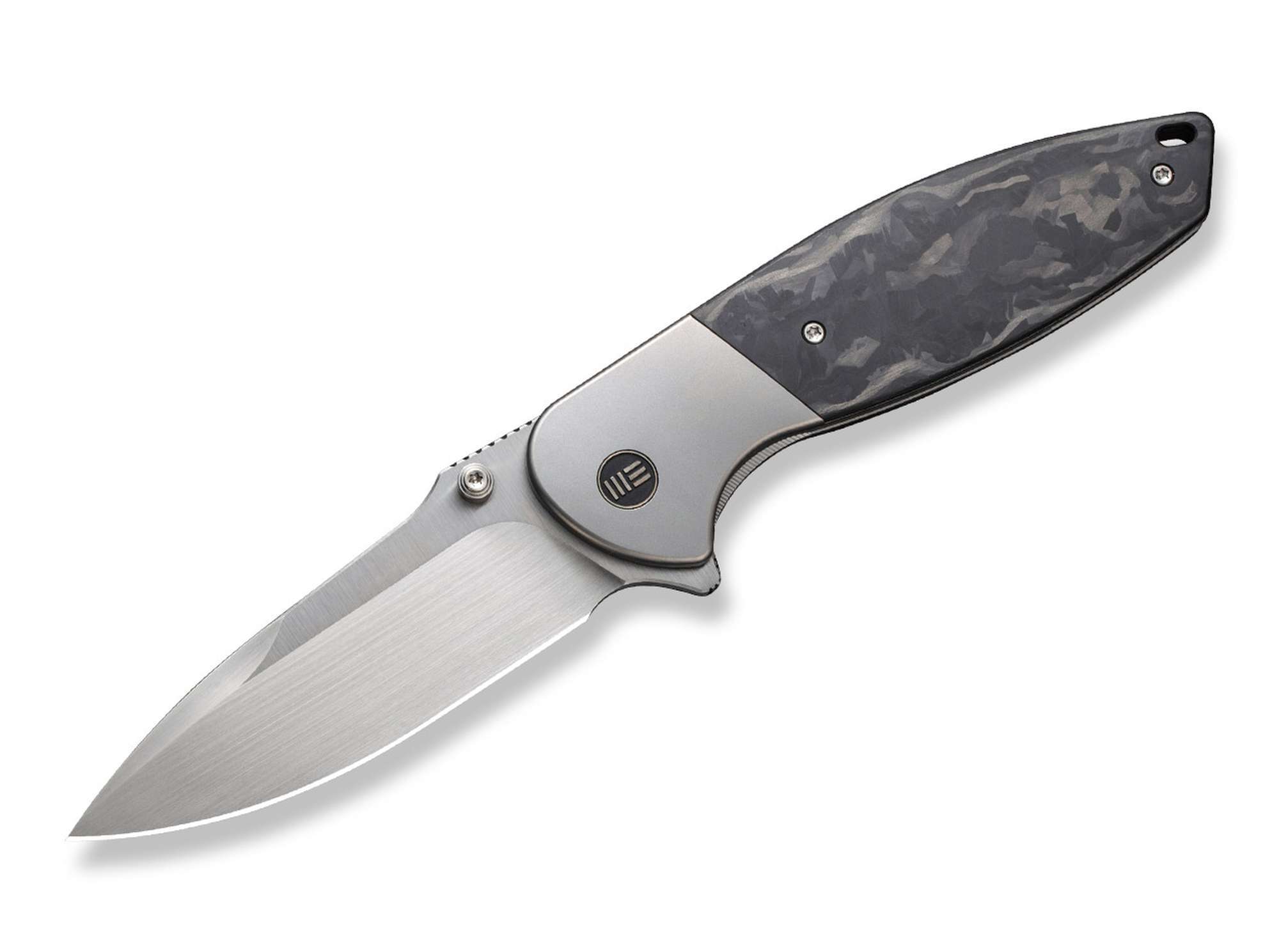 WE Knife Nitro OG Titanium Grey Marble CF