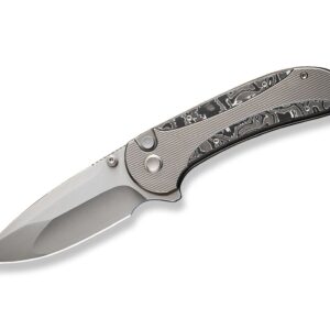 WE Knife Zizzit Titanium Grey Aluminum Foil CF