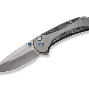 WE Knife Zizzit Titanium Grey Marble CF