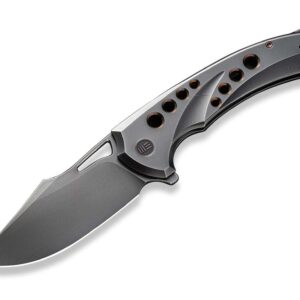 WE Knife Swiftfin CPM-20CV Titanium Polished Gray